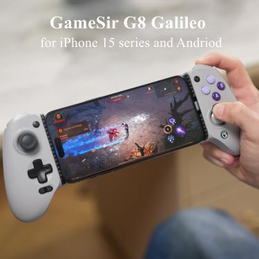 Imagem de GameSir-G8 Galileo Gamepad  Tipo C Controlador De Jogo Móvel  Hall Effect Stick para iPhone 15