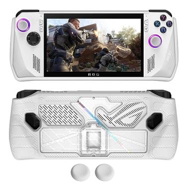 Imagem de Sonicgrace Protective Case Compatible with ASUS Rog Ally 2023, TPU Full Body Protector Case Cover with Kickstand, Non-Slip Handheld Game Console Skin with Stand for Rog Ally Accessories, White