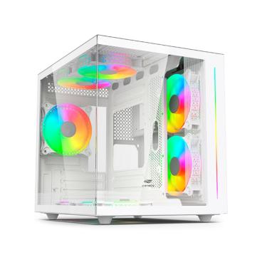 Imagem de Gabinete Aquarius MT-G810WH Sem Fonte Gaming - C3Tech