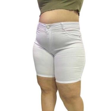Imagem de Bermuda Sarja KIRIDAS JEANS Plus Size Feminina-Feminino