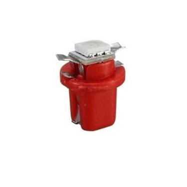 Imagem de Lampada Led Smd B8.5 T5 Suporte Painel - 5 Unidades - Vermelho