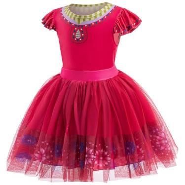 Imagem de Lstmmwd Vestido de princesa Wish Asha Dahlia para meninas, roupas de cosplay de 2 a 7 anos com acessórios para crianças (Dália, 4-5T)