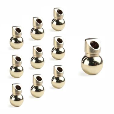 Imagem de DCYCBTH 10 peças M6 12,7 mm Bocais de refrigeração de esfera de latão trava de parafuso para tornos CNC, fresadoras, máquinas-ferramentas, máquinas de dobra de pedra e máquinas de entalhar joias