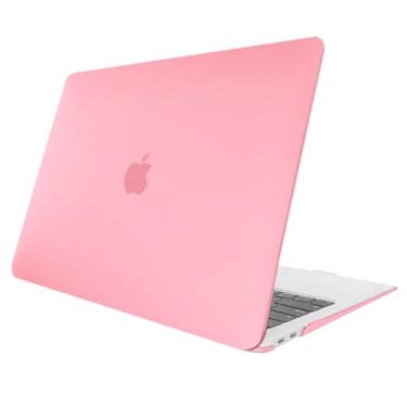 Imagem de Capa Case Para Macbook Air 13.6 Polegadas A2681 A3113 Chip M2 ou M3 (Rosa Fosco)