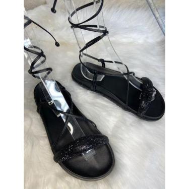 Imagem de Sandália Rasterinha Feminina Flatform Papete Strass Lara 019 - Stilo 2