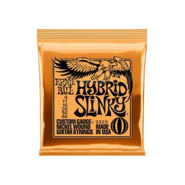 Imagem de Encordoamento para Guitarra Ernie Ball 009 Hybrid Slinky 2222