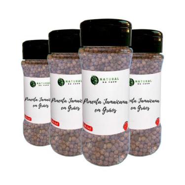 Imagem de Pimenta Jamaica Desidratada em Grãos 100% Natural Pote Com Dosador Kit