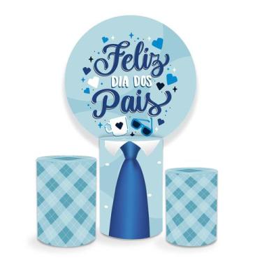 Imagem de Painel De Festa Decorativo Dias Dos Pais 100% Poliéster - PRESENTE-BRI