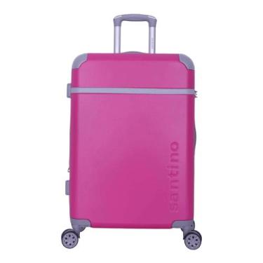 Imagem de Mala Viagem Santino SDV601 Rígida Expansor 360 Tsa Média, Fúcsia