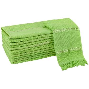 Imagem de Kit 12 Toalhas Social Bordar Ponto Cruz Escola De Mão Perfeito Estilo,