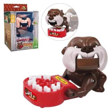 Imagem de Brinquedo Jogo Dog Cachorro Morde Dedo Pegadinha Dente Lúdico Engraçad
