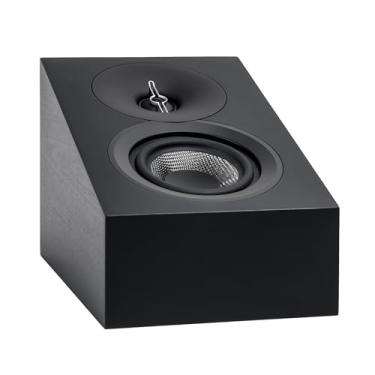 Imagem de ELAC Debut 3.0 DA43-BK Alto-falantes de parede habilitados para Atmos, cinza preto (par) - Tweeter de domo de alumínio de 2,5 cm e Woofer de fibra de aramida de 10 cm - Reflexo de graves bidirecionais
