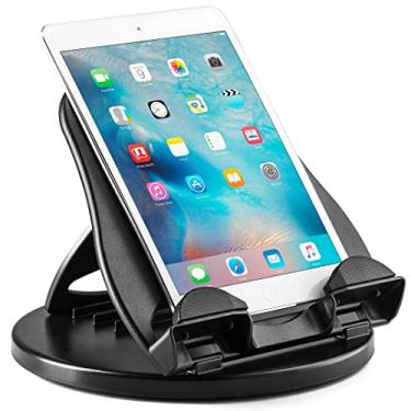 Imagem de Halter Suporte de telefone de mesa, suporte de telefone de escritório para mesa, suporte de telefone e tablet, suporte de telefone ajustável, preto