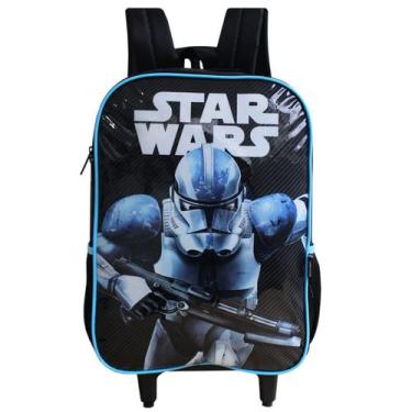 Imagem de Mochila Escolar De Rodinhas Darth Vader Infantil Star Wars - luxcel, m