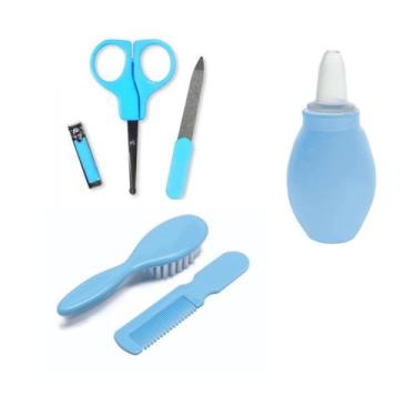 Imagem de Kit Maternidade 6 Peças Higiene Cuidados Bebê Recém Nascido Essencial 