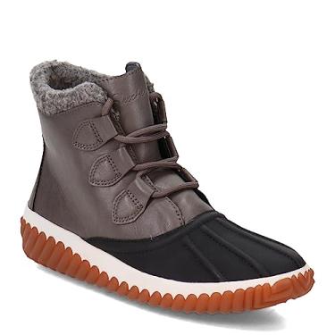 Imagem de Skechers Bota de chuva feminina Duck, Preto/Carvão, 34