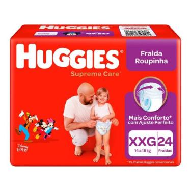 Imagem de Fralda Huggies Supreme Care - Roupinha Tam. XXG + 14kg 24 Unidades