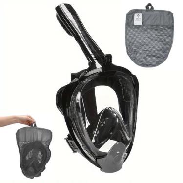 Imagem de Mascara Subaquática de de Mergulho Gold Sports Sea Full Face Com Snork