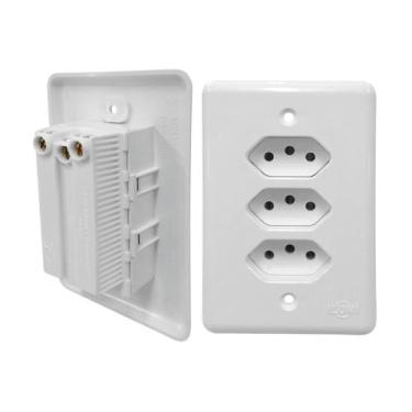 Imagem de Tomada Ilumi Stylus Tripla (3 Tom ) 20A 250V 201211