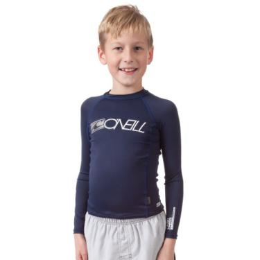 Imagem de O'Neill Wetsuits Camiseta juvenil de manga comprida, azul marinho, 10