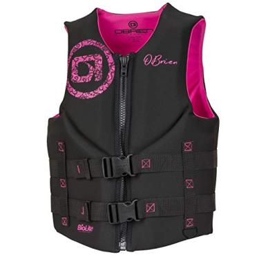 Imagem de Colete salva-vidas feminino O'Brien tradicional de neoprene, PP, rosa