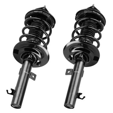 Imagem de Amortecedor de mola helicoidal completo frontal compatível com Ford Focus 2.0L 2006-2011, par de amortecedor hidráulico de substituição para 172258 172257