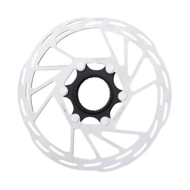 Imagem de HOUSON Disco de freio de bicicleta, disco de freio de resfriamento de bicicleta com discos MTB de travamento central para bicicleta de estrada mountain bike MTB BMX city bike 180 mm