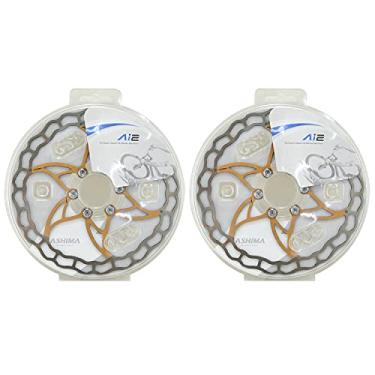 Imagem de Ashima-LTD Ai2 ARO-09 Rotor de freio a disco mais leve 160 mm 73 g, 2 peças, ouro, AS2365