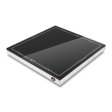 Imagem de Mesa Térmica Aiello Linha Eco 40x40cm Vidro Preto 220V Aiello-1257