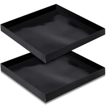 Imagem de Teenyyou 2 peças de cesta de forno sólido PTFE de 28 x 27,5 cm x 27,5 cm, bandejas antiaderentes para acessórios de forno rápido, batatas fritas, asas de frango, aquecimento de pão