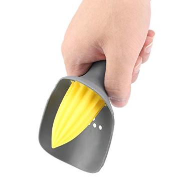 Imagem de Espremedor Manual de Limão-espremedor de Frutas Cítricas para Suco Fresco, Ferramenta Portátil de Cozinha para Limões, Limas e Laranjas (Preto Cinza)