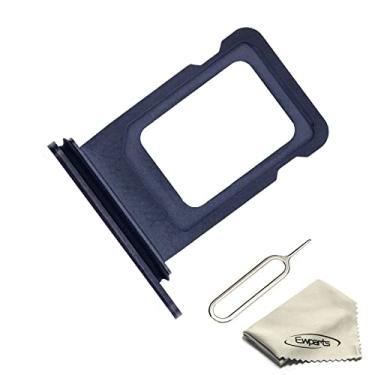 Imagem de Ranhura para bandeja de cartão SIM compatível com iPhone 12 Pro iPhone 12 Pro Max Sim Slot de bandeja de carro para iPhone 12 Pro/iPhone 12 Pro Max substituição do suporte do cartão SIM (azul
