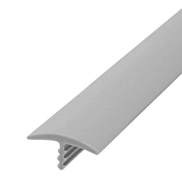 Imagem de Edge Supply Dove Gray 5/20.3 cm x 30.5 m Center Barb Tee Molding T Molding Hobbyist Pack, Pequenos projetos, máquinas de fliperama e mesas