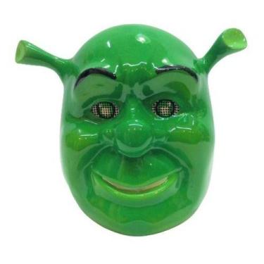 Imagem de Máscara Shrek,fibra,trenzinhos Da Alegria,fantasias - Palhaçaria & Cia