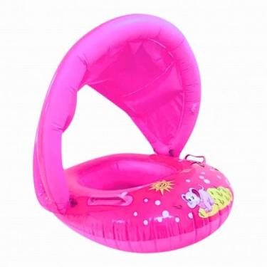 Imagem de Boia Barco Inflável Cobertura Retrátil Para Proteção Solar - NLQT, Ros