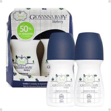 Imagem de Kit Desodorante Roll-on Giovanna Baby Blueberry Com 2