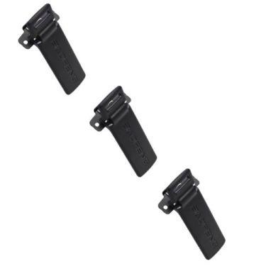 Imagem de Kit 3 Clip modelo UV-5R Para Radio Comunicador Baofeng  - Lellis Rocha