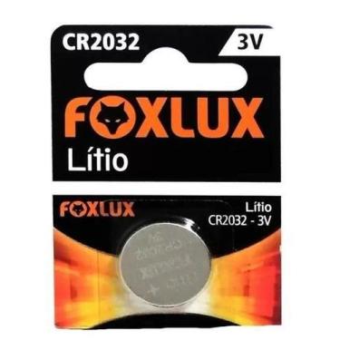 Imagem de Bateria de Lítio 3V CR2032 Foxlux Cartela Com 1 Unidade