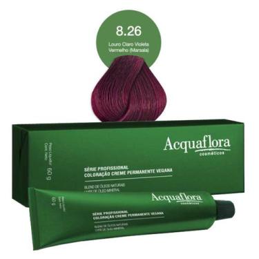 Imagem de Coloração Creme Permanente Vegana 8.26 Louro Claro Violeta Vermelho (M