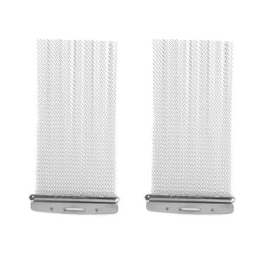 Imagem de Lovermusic 2 peças de aço para tarola, meio design, 30 fios, acessórios de molas