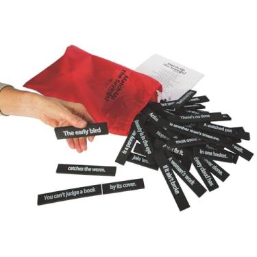 Imagem de S&S Worldwide Jogo de frases combinadas. Atividade de corrida divertida e fácil de memória, adequada para adultos e idosos com demência leve.