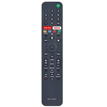 Imagem de Controle remoto de comando de voz de substituição RMF-TX500U compatível com Smart TV LED Sony X750H X800H KD-75X750H KD-55X750H KD-65X750H XBR-43X800H XBR-49X800H XBR-55X800H XBR-65X800H Pulseira 0H