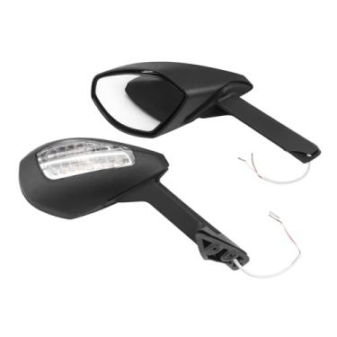 Imagem de Worldmotop Espelho retrovisor lateral off-road ajustável motocicleta lateral retrovisor para Ducati 848 1098 1199 899 1299 800 999 749 1000 959
