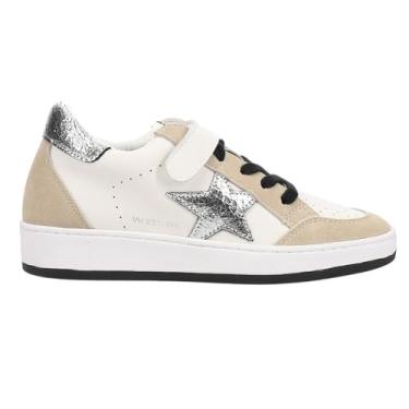 Imagem de VINTAGE HAVANA Dakota Slip On Tênis feminino casual - bege, branco, cinza-acinzentado/prata/preto, 35