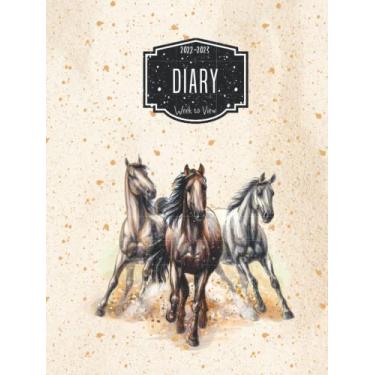 Imagem de Diary Week To View: A4 Dated Planner Agenda Organiser Calendar With Notes and To Do List - One Week on Two Pages - Updated Diary Horse