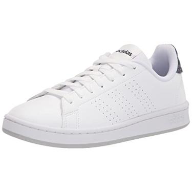 Imagem de adidas Tênis de raquete masculino Advantage, Branco/branco nuvem/tinta, 41