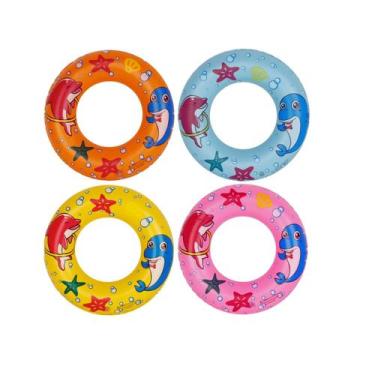 Imagem de Kit Piscinas 4 Boias Circulares Flutuação Segura PVCDurável - arts