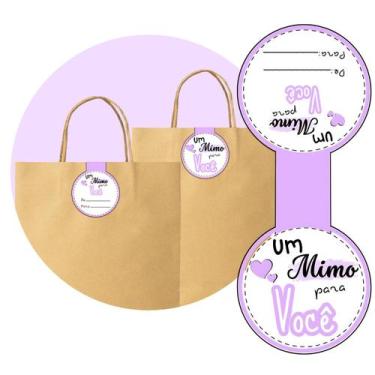 Imagem de 100 Etiquetas Adesivas  Lacre Fecha Sacola  Tam 10 x 4 Cm - 4Food Prin