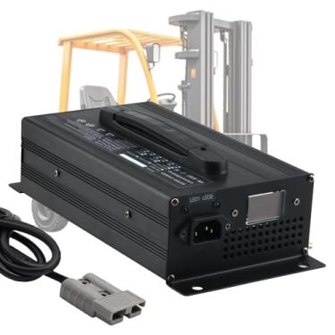 Imagem de Carregador de bateria para empilhadeira 24V 30A Carregador de bateria de 1200W com plugue Anderson de 120A/175A/350A para empilhadeira elétrica, carrinho de golfe,24v 30a,350A
