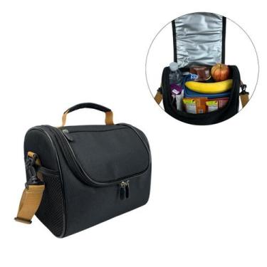 Imagem de Bolsa Térmica Com Isolamento Térmico Grande Porta Marmita Viagem Com A